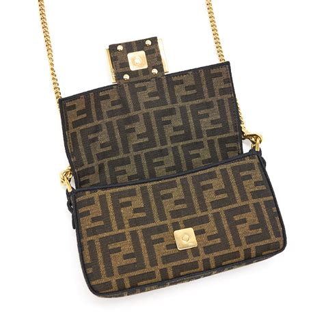 fendi mini baguete|fendi mini shopper bag.